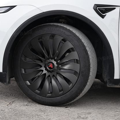 Model Y Juniper Standard Wheel Covers 18inch Aperture Wheels Überturbine Style Hubcaps