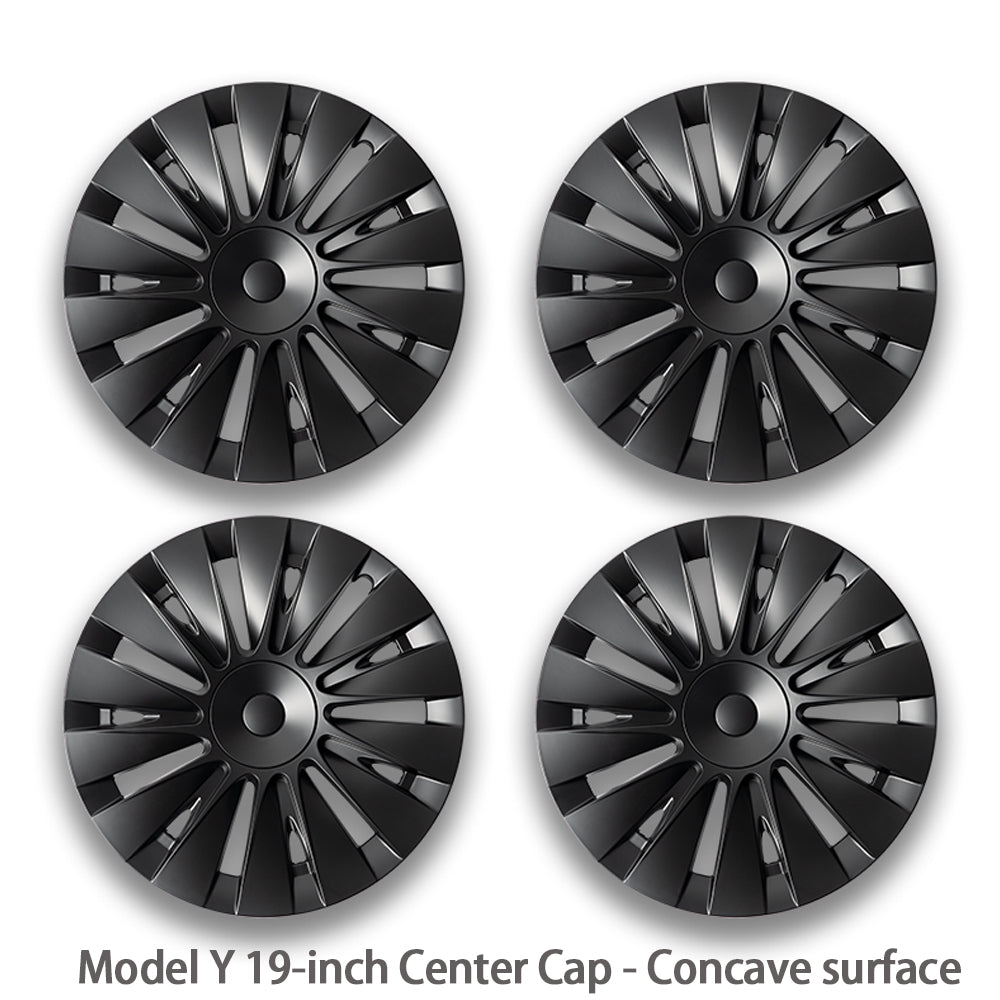 Model Y Gemini Wheels Caps 4PCS Sleek Matte 19-Inch Induction Wheel Covers for Tesla