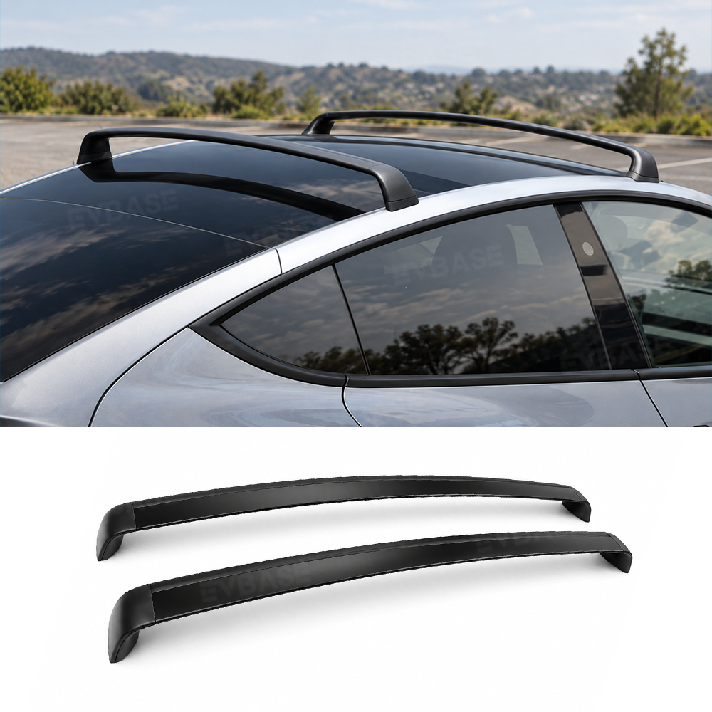 Model Y L Roof Rack Cross Bar Aluminum Alloy Lockable Cargo Carrier Rails