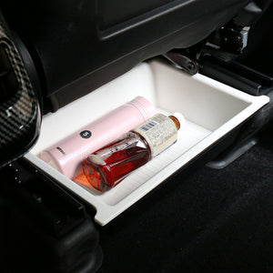 New EVBASE Model Y Underseat Storage Box Organizer Tesla Hidden Tray With double layer Cover