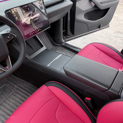 Model Y Juniper Real Carbon Fiber Interior Upgrade Full Kit Protective Overlay "Plain Weave" (Performance Look)