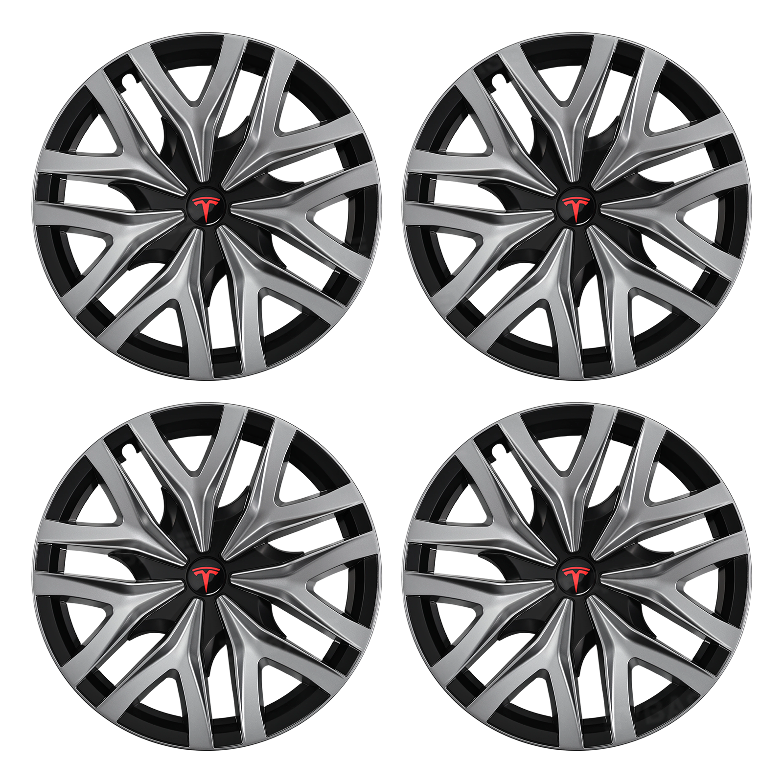 Model 3 Highland Wheel Covers 18" Photon Wheels Hubcaps Inspired By Model Y Performance