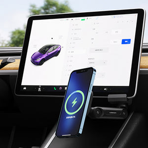 Tesla Model 3 Y 2-in-1 Gravity Lock Phone Mount Under Screen Tesla Accessories