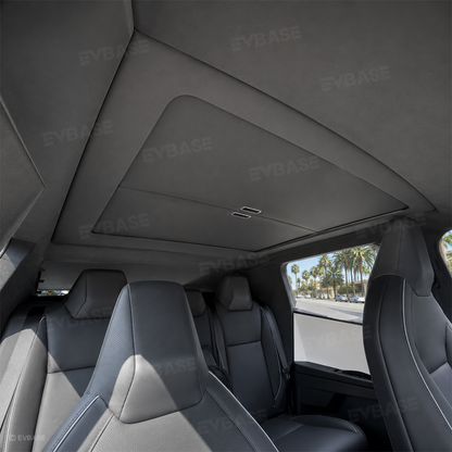 Cybertruck Sunshade Retractable Glass Roof Sunshade with Roll Fabric Style Heat Insulation UV Protection