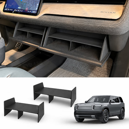 Glove Box Organizer Divider for Rivian R2 Center Console Organizer Storage Partition Insert
