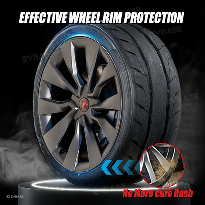 Tesla Model 3 Highland 19-Inch Wheel Covers For Nova Wheels Hub Caps Wheel Rim Protector EVBASE