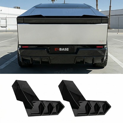 Cybertruck Rear Diffuser ABS Rear Bumper Lip Side Splitter Extension for Tesla