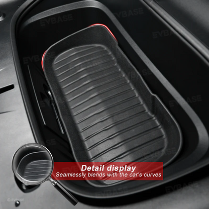Model Y Juniper Full Coverage Floor Mats with Door Sill Protection TPE Anti-Slip Trunk Mats Cargo Liners Back Seat Covers All Weather Protection