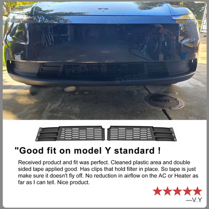 Model Y Juniper Standard Grille Mesh Insert Front Radiator Protector Mesh Grille Panel Bug & Debris Protector