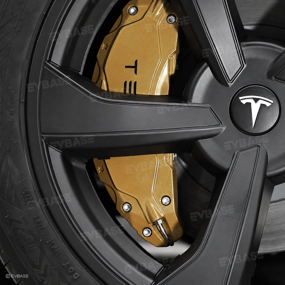 Model Y Juniper/ Model Y L Brake Caliper Covers Set Performance Aluminum Front & Rear Caliper Protector Precision Bolt-On