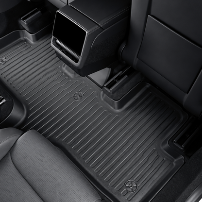 Model Y L All-Weather TPE Floor Mats & Trunk Mat Cargo Liner & Seat Back Protector & Rear Bumper Guard Set
