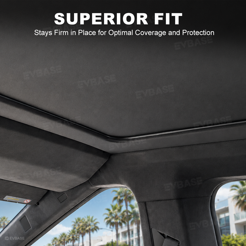 Cybertruck Sunshade Retractable Glass Roof Sunshade with Roll Fabric Style Heat Insulation UV Protection