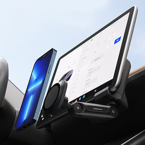 Tesla Model 3 Y 2-in-1 Gravity Lock Phone Mount Under Screen Tesla Accessories