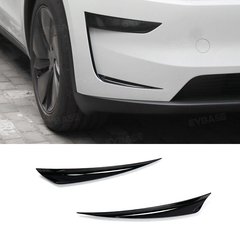 Model Y Juniper Fog Light Trim Front Bumper Air Vent Trim Covers & Rear Taillight Side Trim Overlay