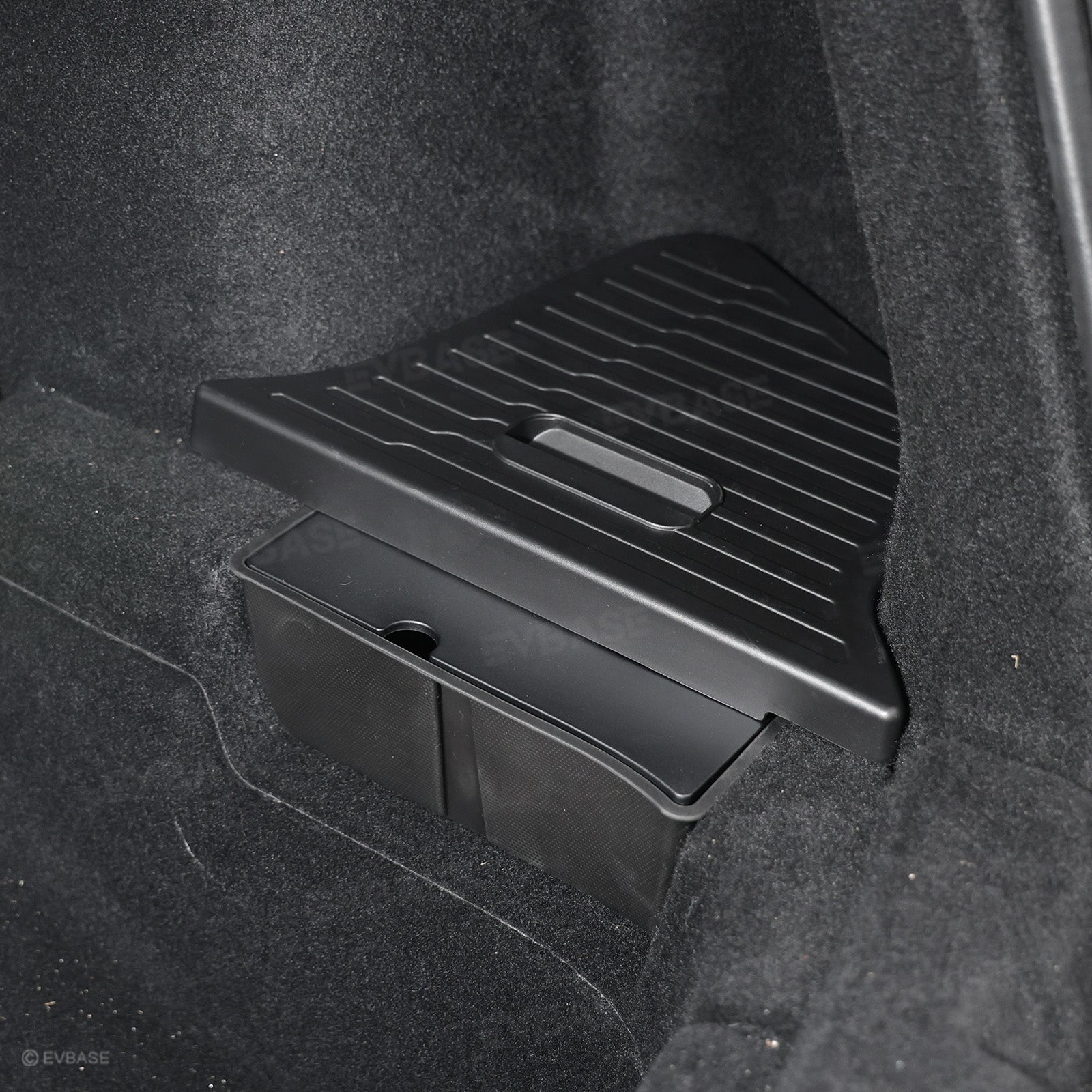 Model Y Juniper Rear Trunk Storage Box TPE Side Cargo Organizer Bins 2.0 with Lids for Tesla
