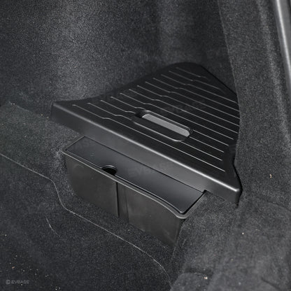 Model Y Juniper Rear Trunk Storage Box TPE Side Cargo Organizer Bins 2.0 with Lids for Tesla