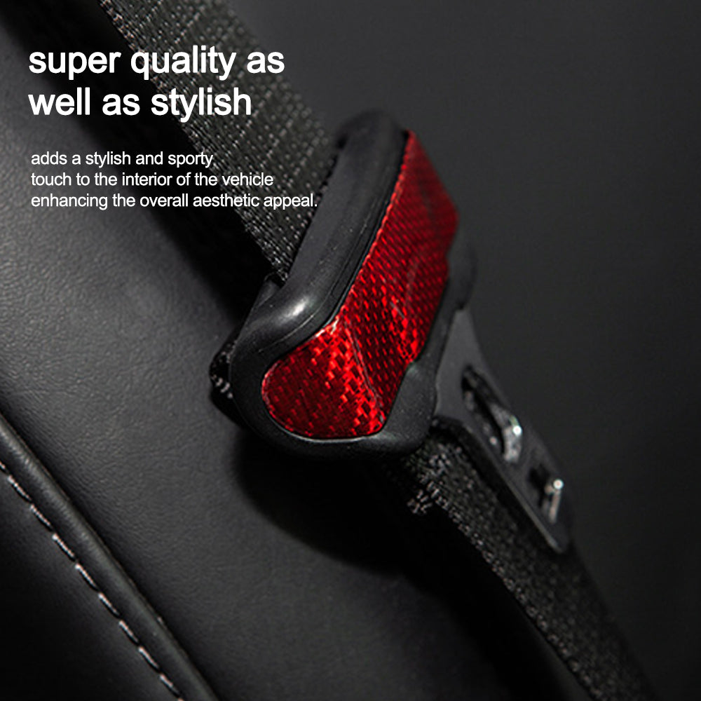 Model Y 3 Carbon Fiber Interior Accessories Seat Belt Fascia Cover for Tesla