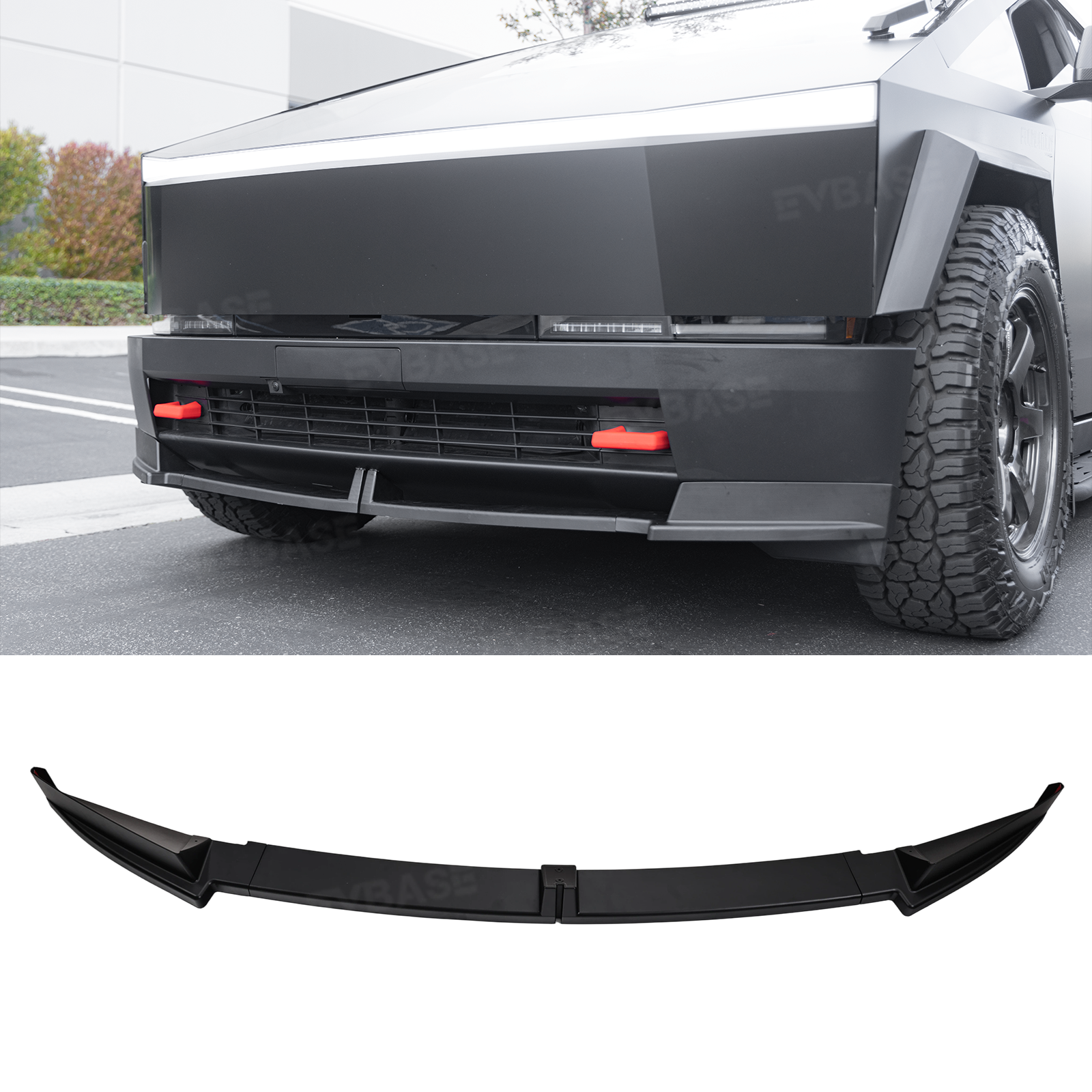 Cybertruck Body Kit Front Bumper Lip &  Fender Flares Cover & Rear Diffuser & Rear Spoiler for Tesla