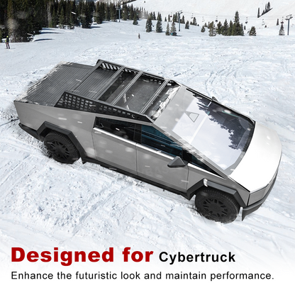 Cybertruck Roof Platform Cargo Rack System 2.0 With Molle Panel for Tesla Cybertruck Exterior Accessories EVBASE