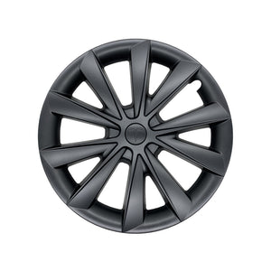 EVBASE Tesla Model 3 Wheel Cover Hubcaps 18 Inch Aero Wheel Covers Replacement 4PCS Matte Black (2017-2023 Year)