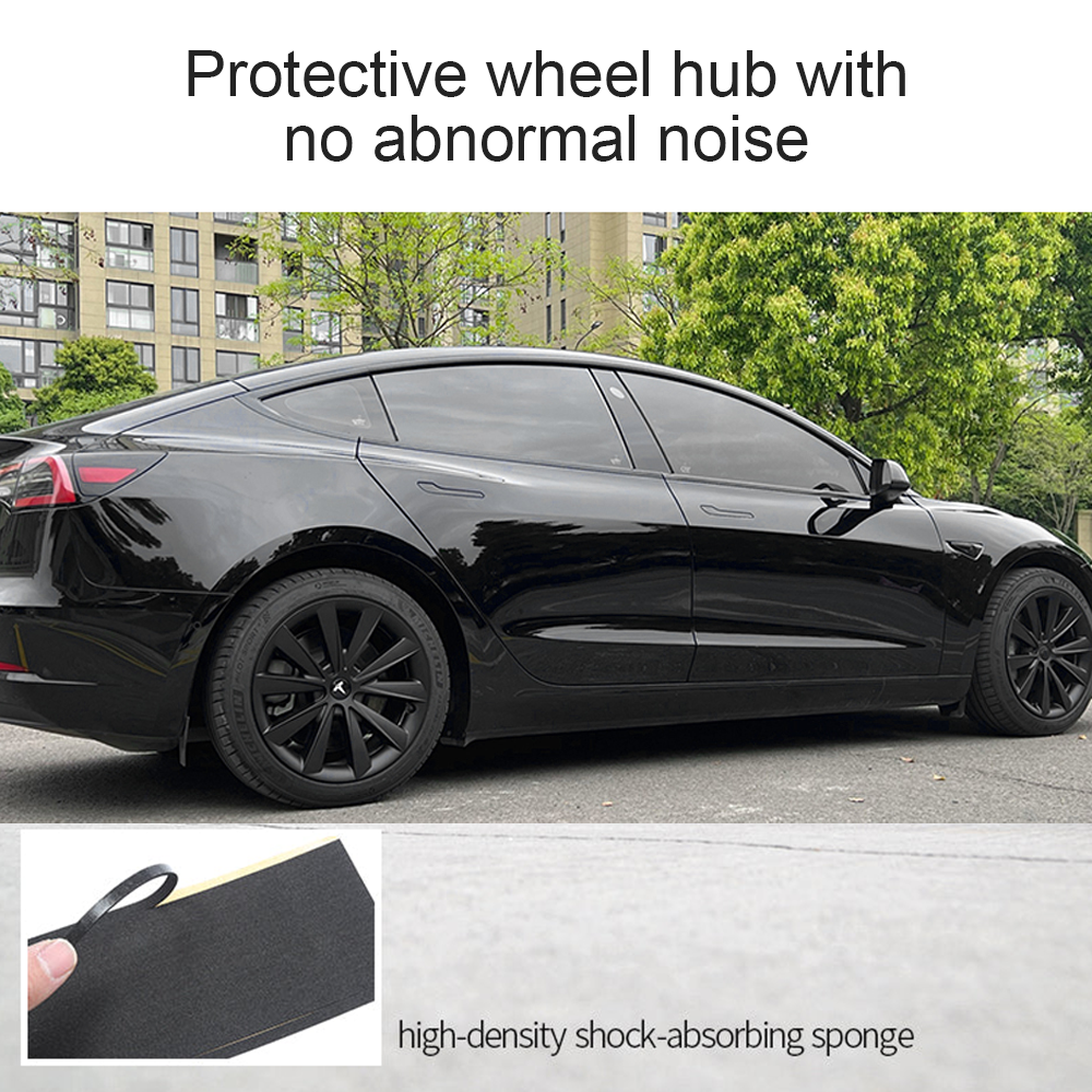 Model Y Hub Caps 4PCS Performance Replacement Wheel Cap 19 Inch Wheel Cover  For Tesla Model Y Full Cover Hubcap 2017-2023