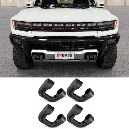 Tow Hook Covers for GMC Hummer EV Front Rear Bumper Performance D-ring Recovery Hook Protector