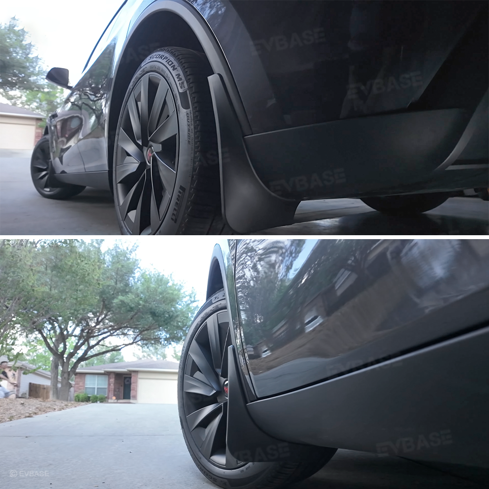 Model Y Juniper Mud Flaps Tesla Fender Mudguards No Drilling Splash Guards