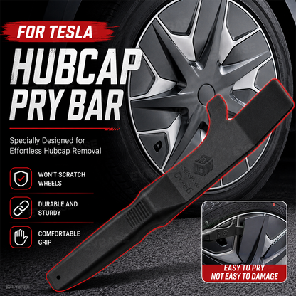 Model Y Juniper Wheel Cover Removal Tool Wheel Center Cap Removal Pry Bar Hubcap Repair Puller for Tesla Model Y/3/X/S