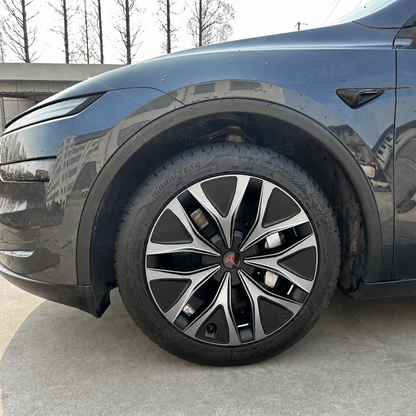 Model Y L Wheel Covers 19" Mecha Wheels Hubcaps Inspired By Model Y Performance