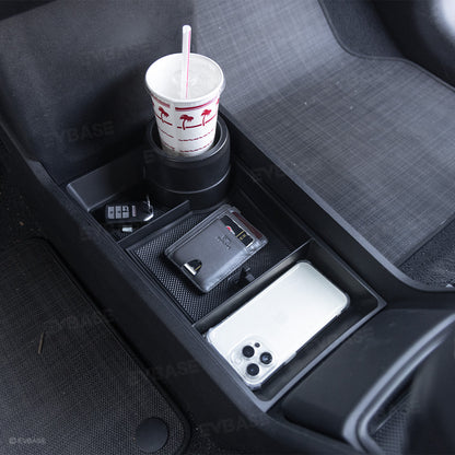 Lower Center Organizer for Rivian R2 Hidden Storage Box Interior Storage Insert Tray