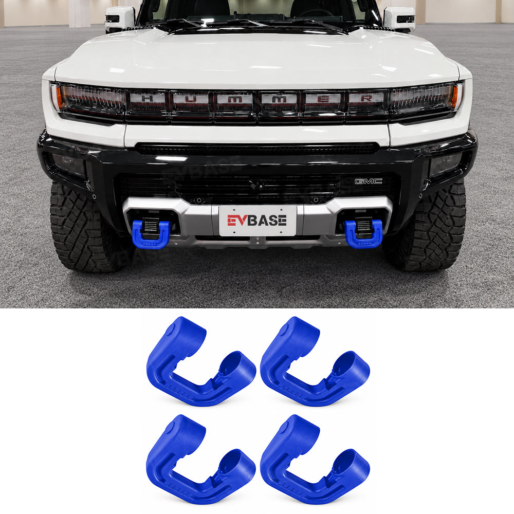 Tow Hook Covers for GMC Hummer EV Front Rear Bumper Performance D-ring Recovery Hook Protector