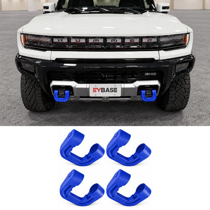 Tow Hook Covers for GMC Hummer EV Front Rear Bumper Performance D-ring Recovery Hook Protector