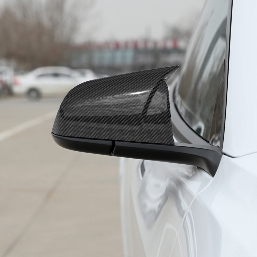 Tesla model y carbon fiber mirror caps discount