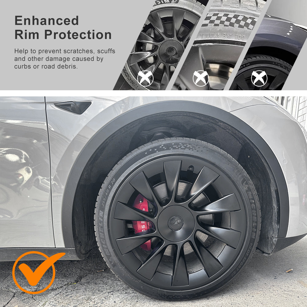 EVBASE Tesla Model Y RimCase Wheel Protector for 20-inch Wheels Tesla -  EVBASE-Premium EV&Tesla Accessories