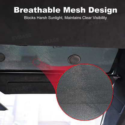 Cybertruck Upper Front Windshield Sun Shade Anti-Glare Mesh Visor