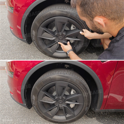Model Y Juniper 19 Inch Wheel Covers With Performance Style Hub Caps 4PCS