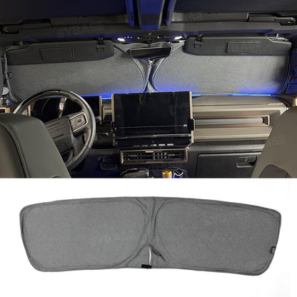 Glass Roof Sunshade for Hummer EV Ice Crystal Sun Shield Foldable Sunroof Shade