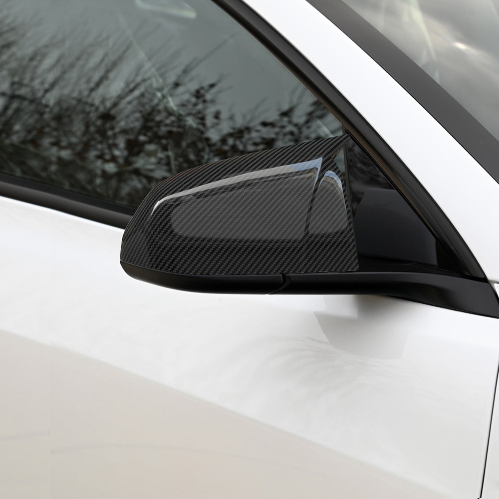 Tesla Model 3 Y Side Rearview Mirror Covers Real Carbon Fiber