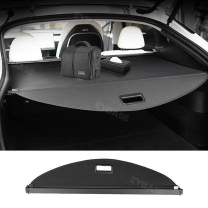 EVBASE Tesla Model Y Retractable Trunk Cargo Cover Rear Privacy Cargo Cover Shade Protector