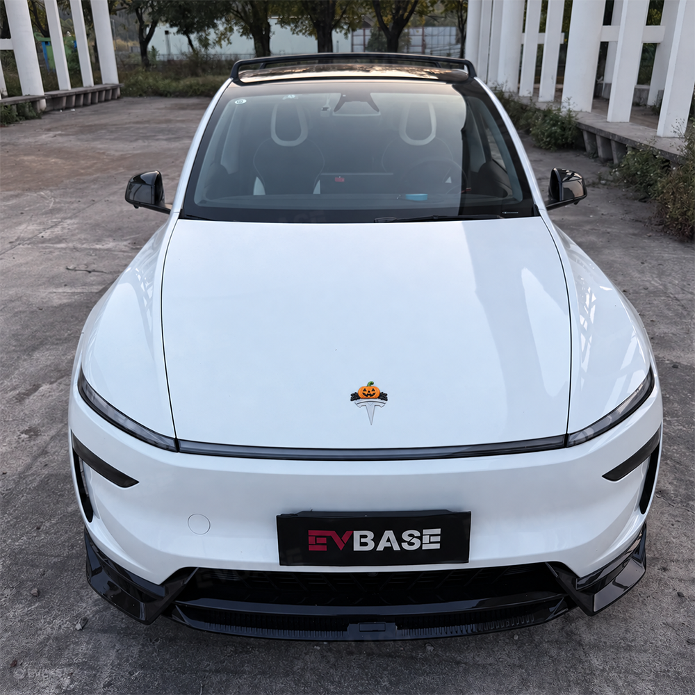 Model Y/3/YL Halloween Tesla Emblem Decals Holiday Decor Waterproof Stickers Bat & Pumpkin Style