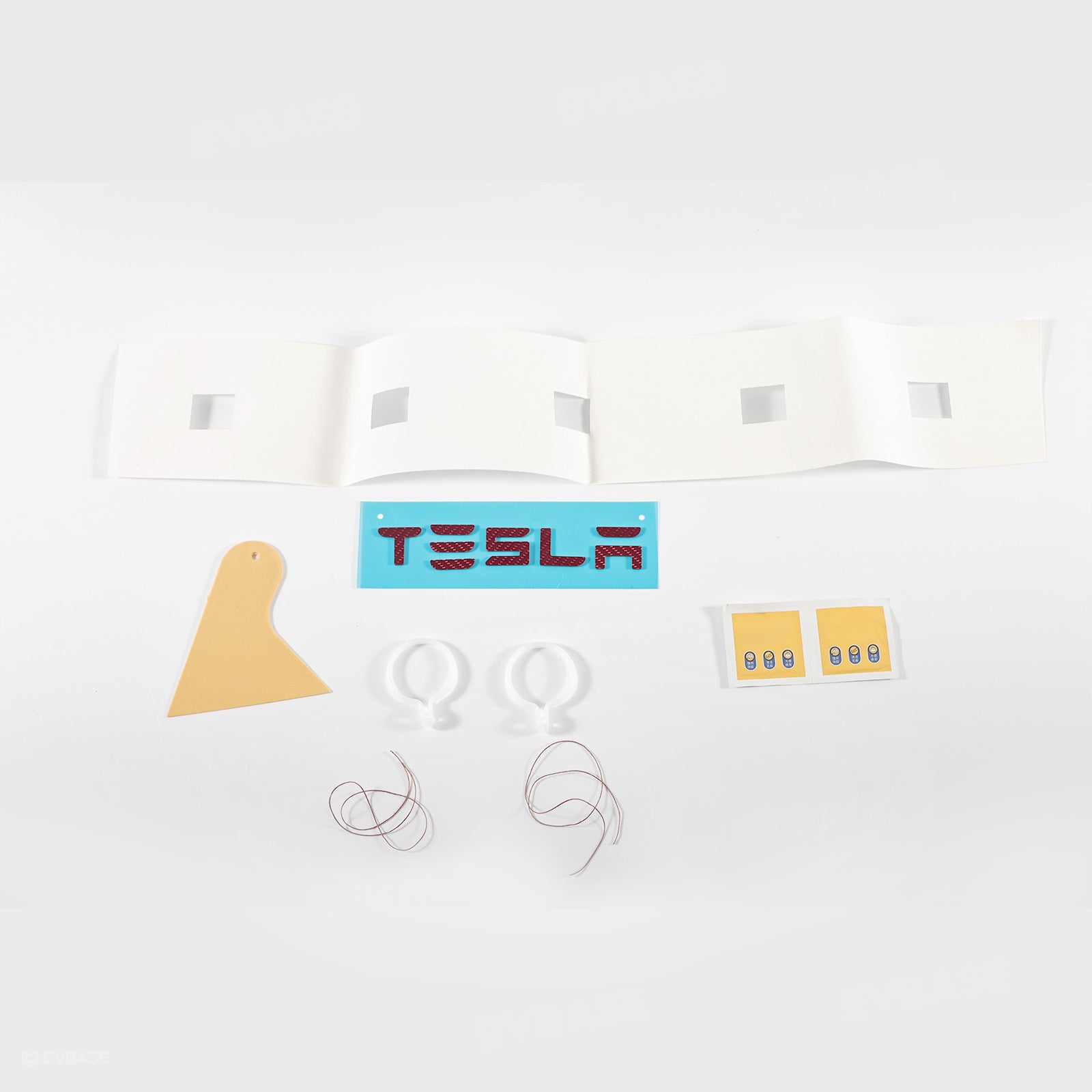Model Y Juniper/ 3 Highland T-E-S-L-A Lettering Tailgate Emblem Decal Real Carbon Fiber Logo
