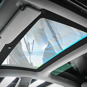 Tesla Model 3/Y/3 Highland Smart Canopy  Anti-UV Glass Sunroof PDLC Light Control Sunshade UV Protection