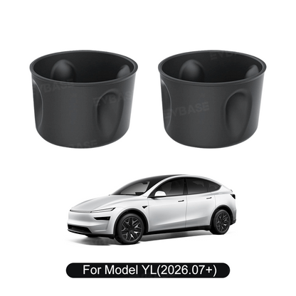 Model Y L 3rd Row Armrest Silicone Cup Holder Insert Liner for Tesla
