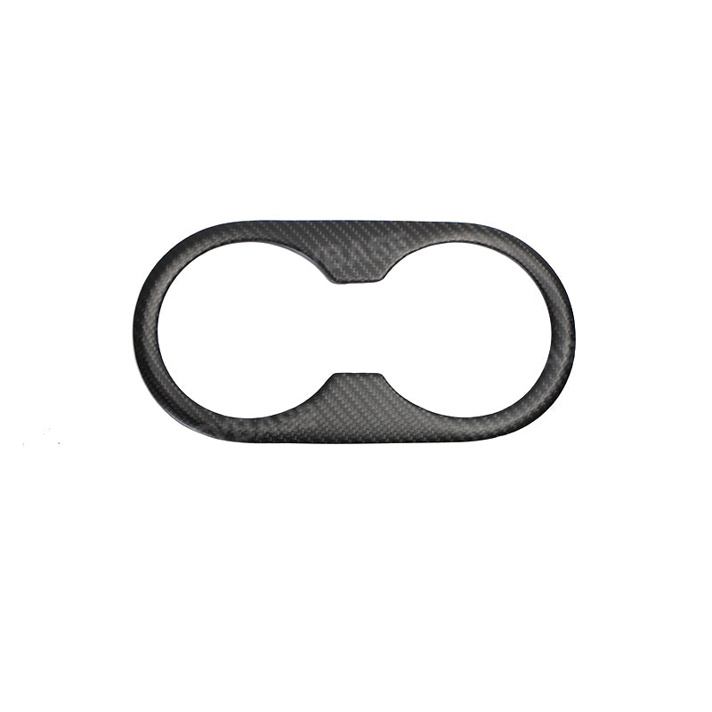 Model 3 Y Real Carbon Fiber Center Console Cup Holder Cover for Tesla