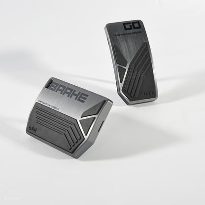 Model Y/ YL/ 3 Aluminum Alloy Brake & Accelerator Pedal Covers Non-Slip Foot Pedals Pads Set
