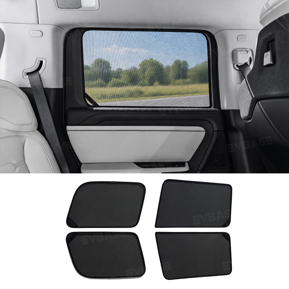 Side Window Sunshades Rear Windshield Shade for Rivian R2 OEM-Style Mesh Sun Visor Privacy & Sun Protection