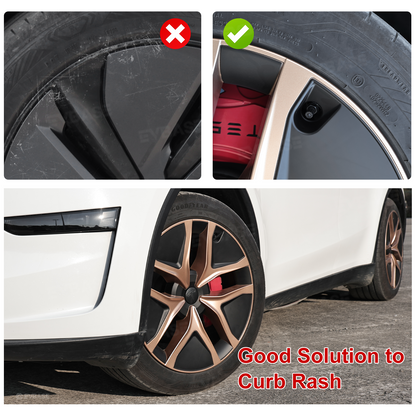 Model Y Juniper Wheel Covers 19 Inch Wheels Hubcaps Performance Look