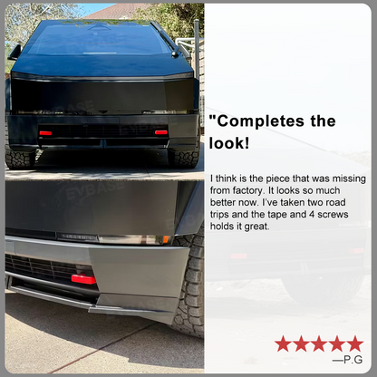 Cybertruck Body Kit Front Bumper Lip &  Fender Flares Cover & Rear Diffuser & Rear Spoiler for Tesla