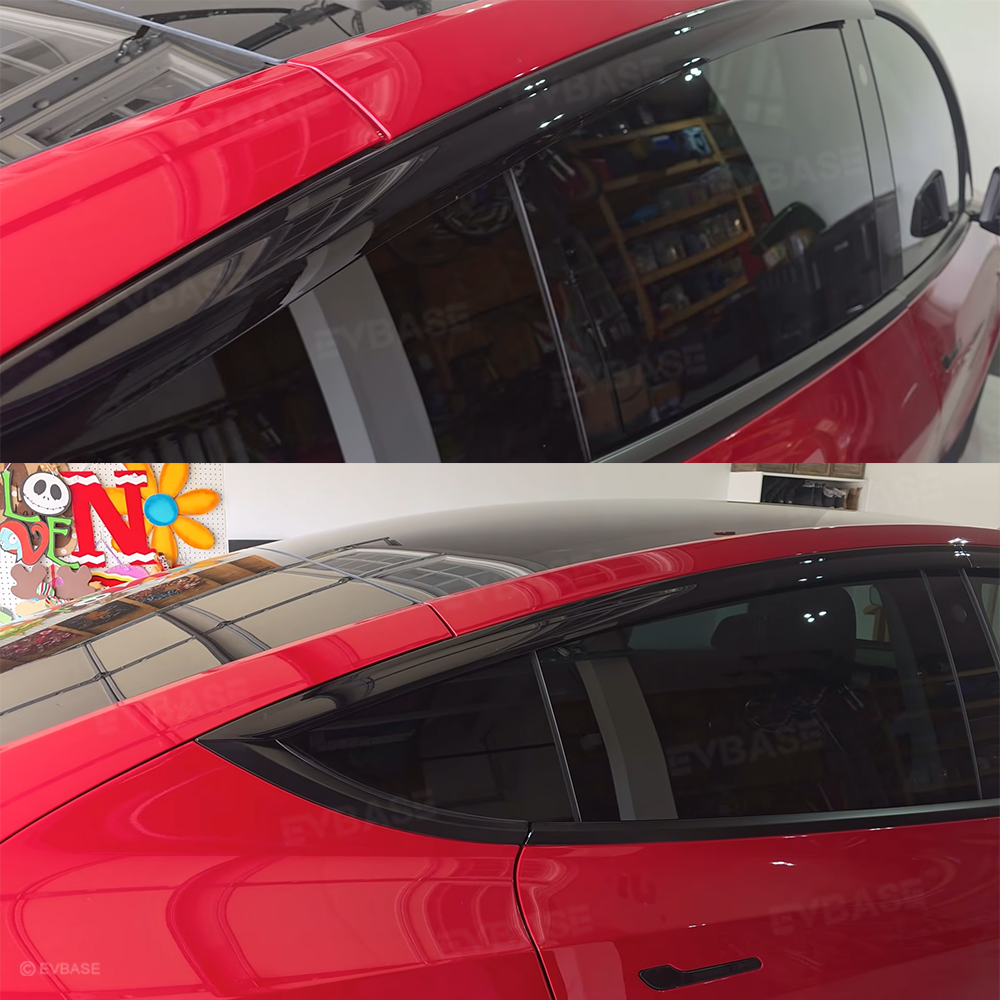 Model Y/ Y Juniper Rain Guards Side Window Visors ABS Wind Deflectors for Tesla