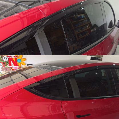 Model Y/ Y Juniper Rain Guards Side Window Visors ABS Wind Deflectors for Tesla